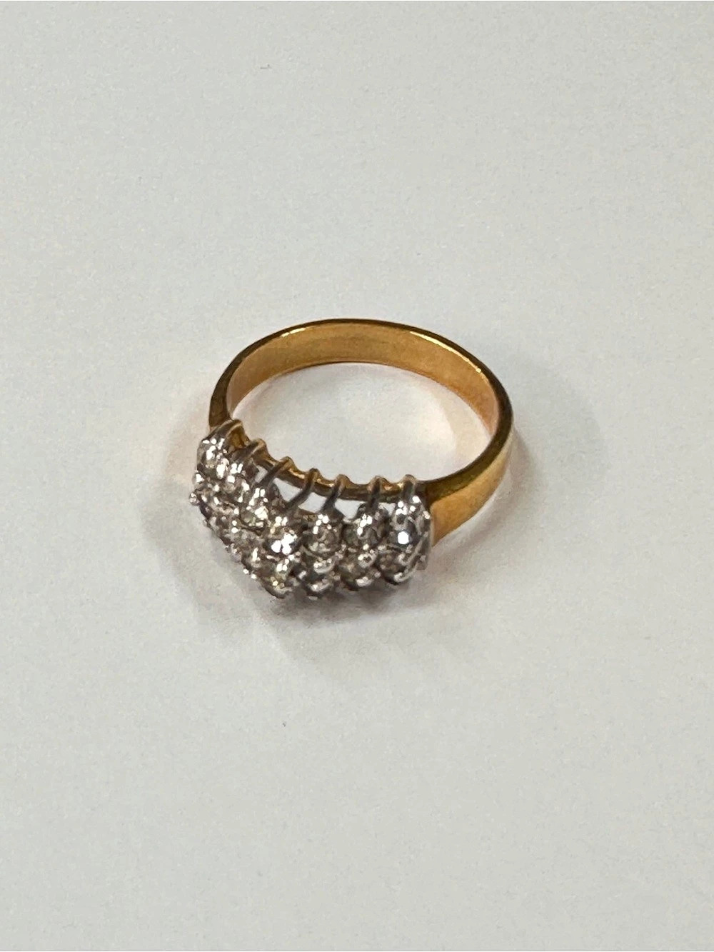 Two-Tone Honor Brand Statement Ring Size 8